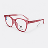SCK Rose Crystal Square Eyeglasses