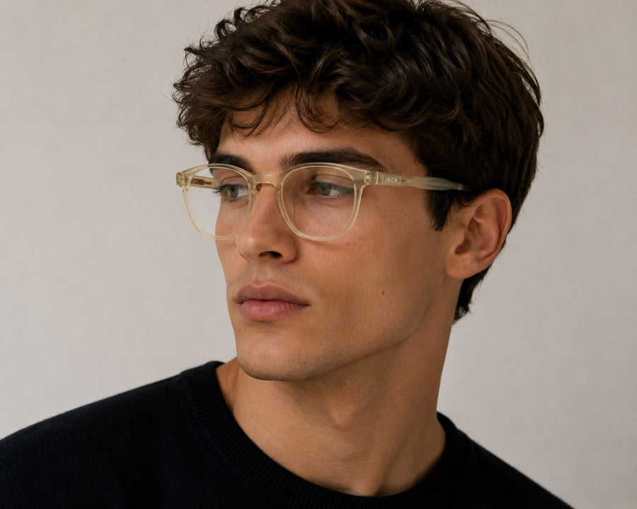 SCK Classic Square Eyeglasses – Crystal Olive