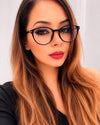 SCK Classic Round Eyeglasses – Matte Black