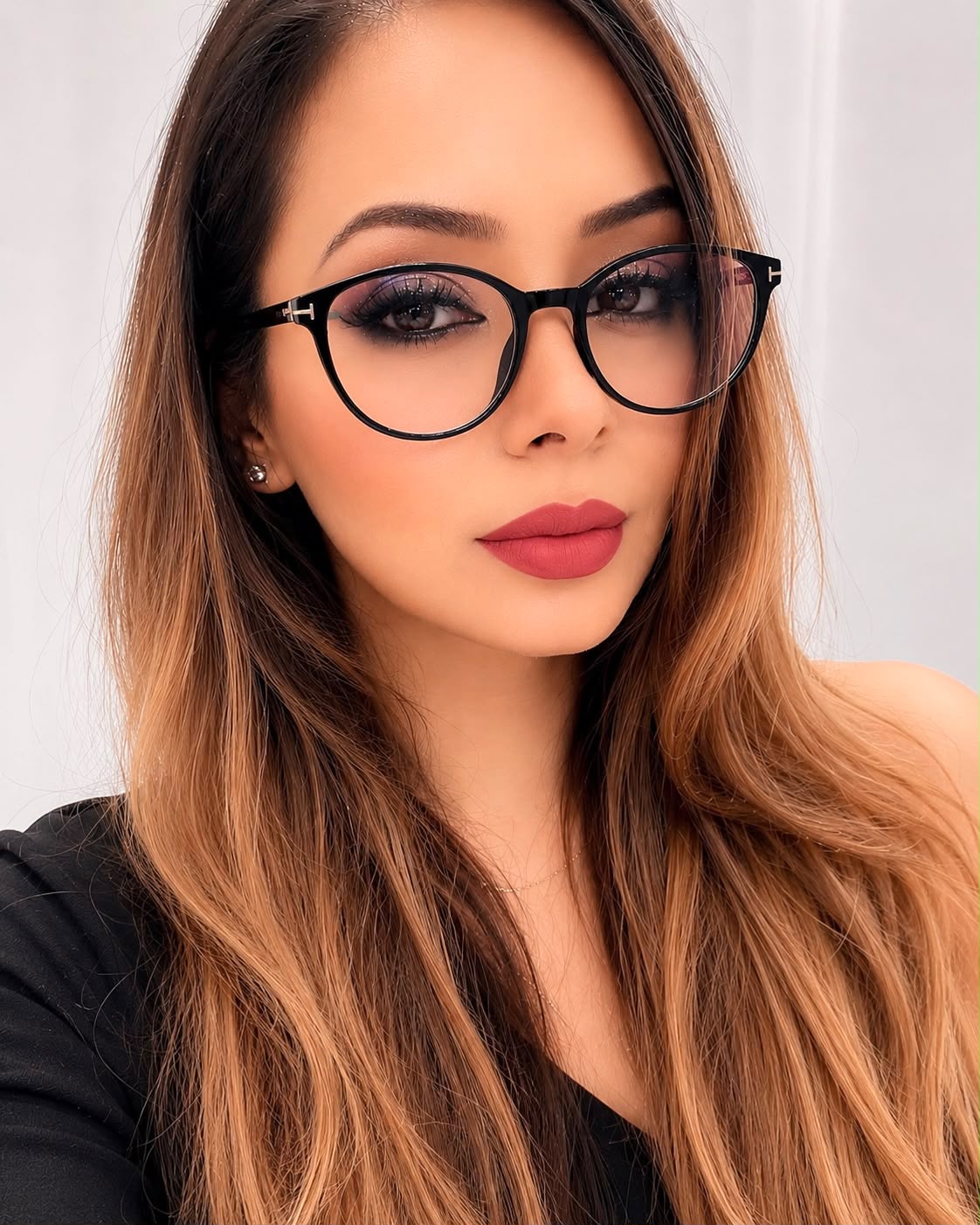 SCK Classic Round Eyeglasses – Matte Black