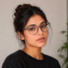 SCK Classic Square Eyeglasses – Crystal Grey